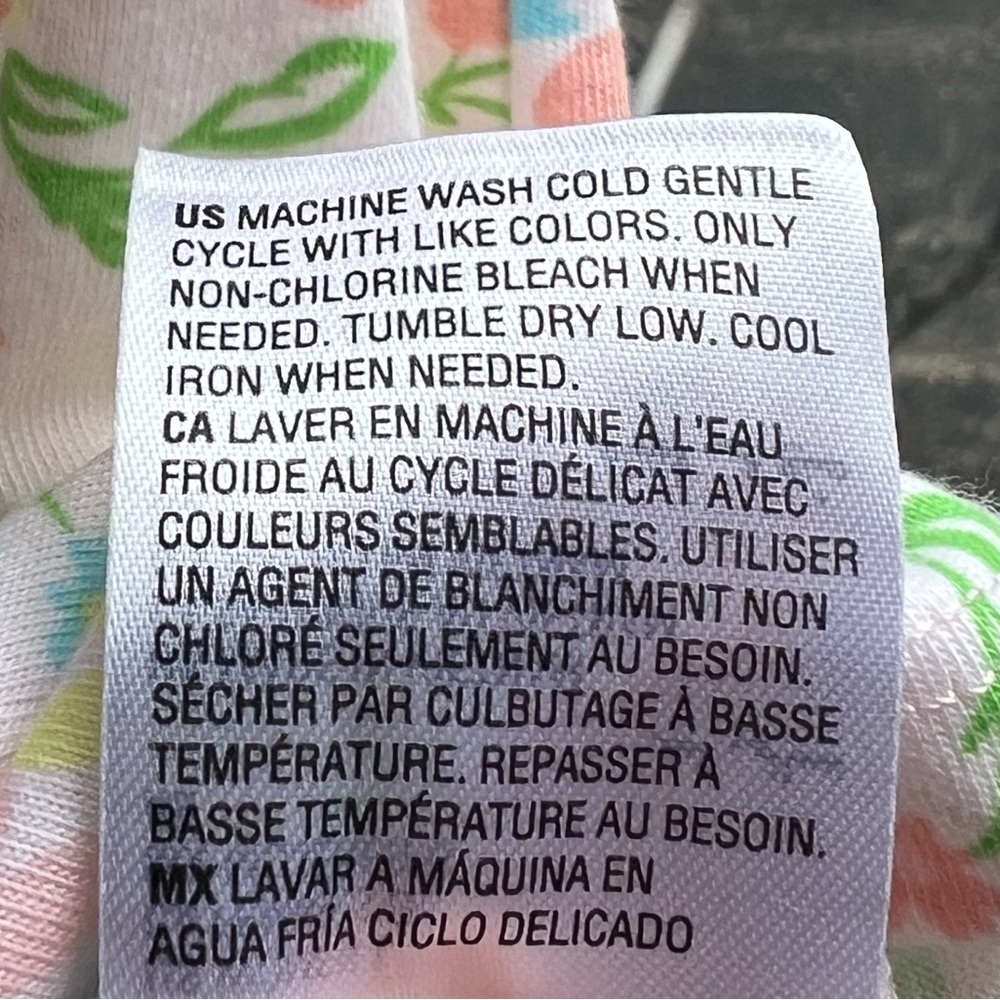 🆕🌼🌿🌸FamilyPJs by Macy’s Large Cotton T-Shirt Top Pastel Lounge Sleepwear Casual - Picture 13 of 13